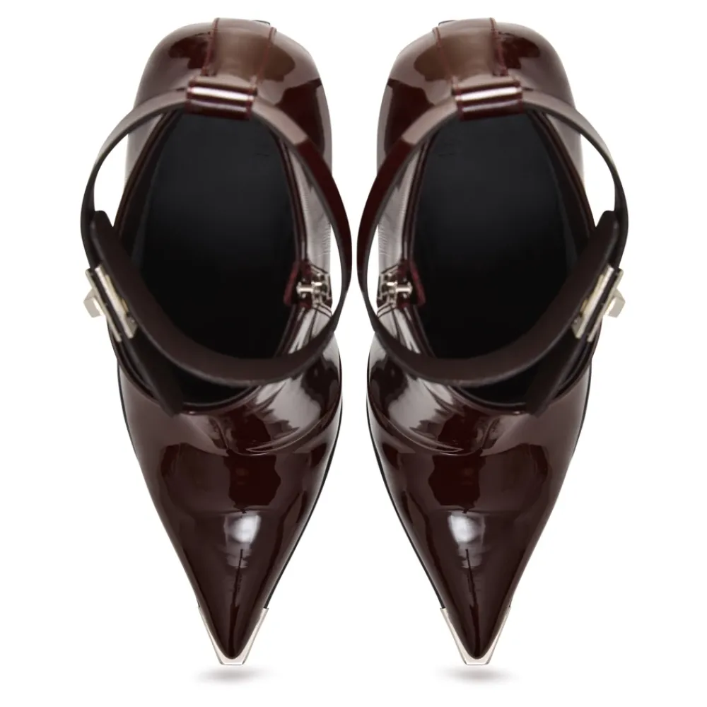 DAMES Cesare Gaspari Midnight Charm Stiletto Laarzen - Bordeaux