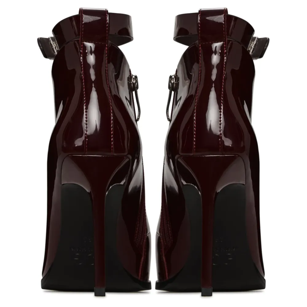 DAMES Cesare Gaspari Midnight Charm Stiletto Laarzen - Bordeaux