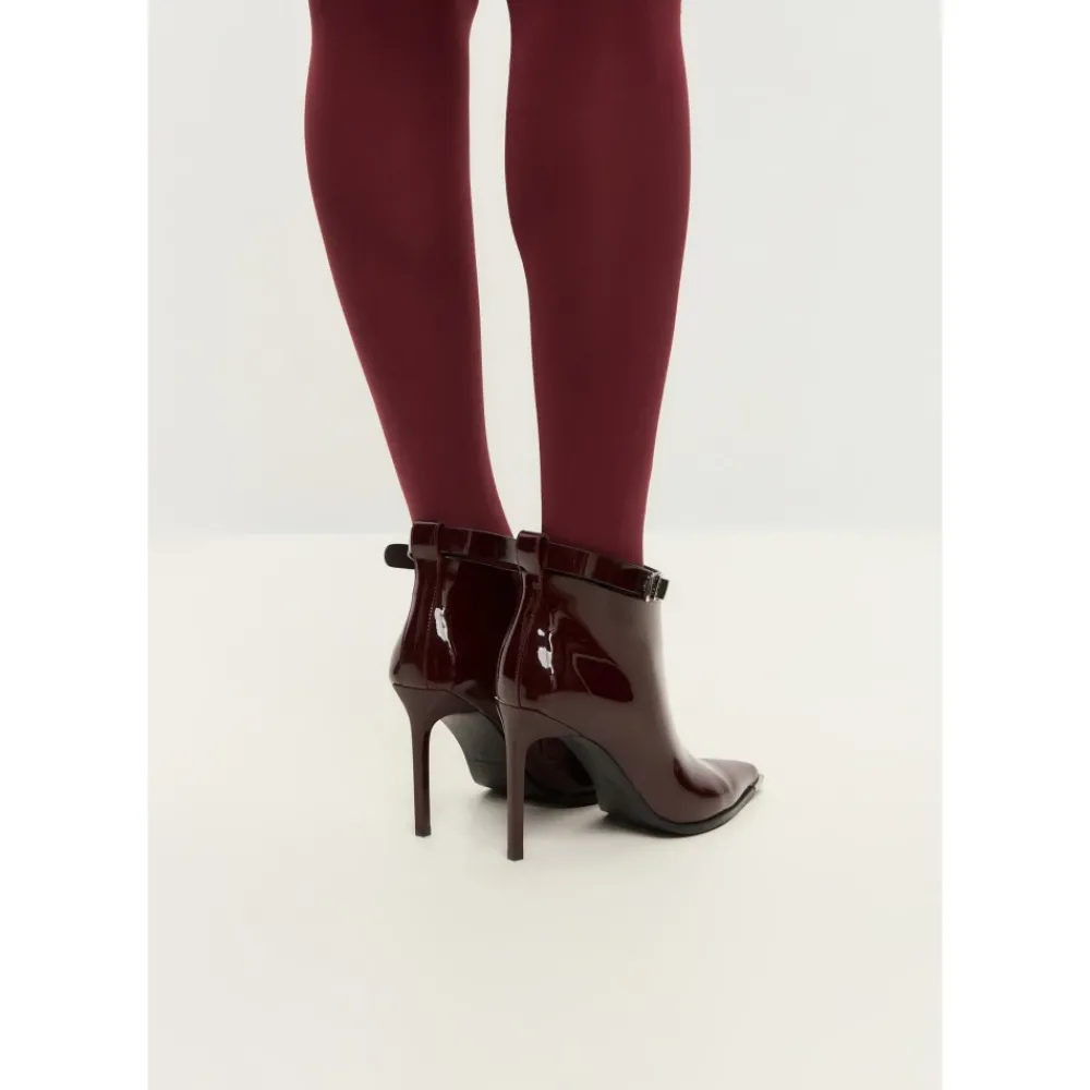 DAMES Cesare Gaspari Midnight Charm Stiletto Laarzen - Bordeaux