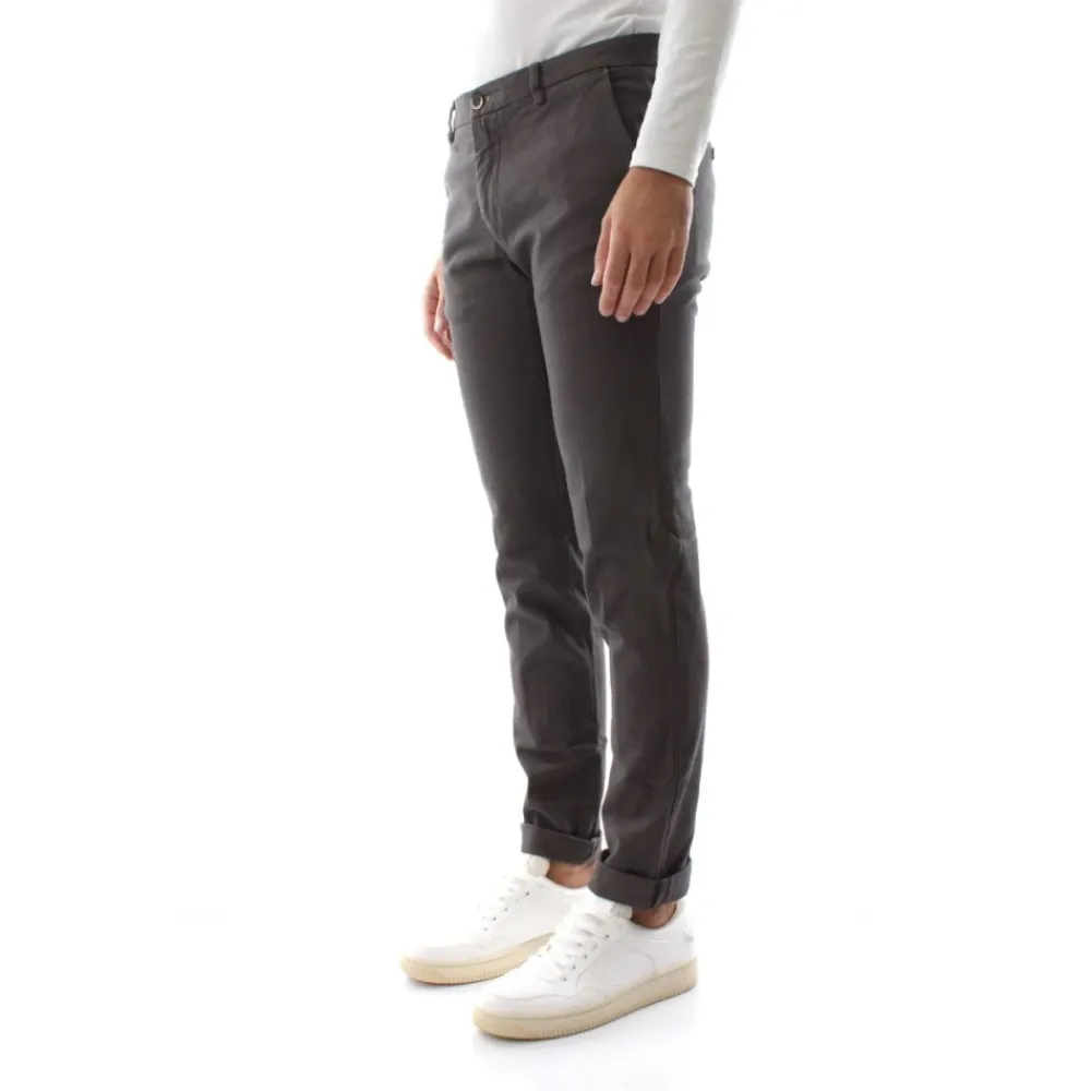Heren Mason's Broeken^Milano Slim-fit Pantalon