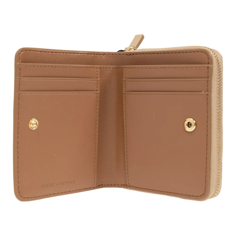 DAMES Marc Jacobs Mini Compacte Lederen Portemonnee