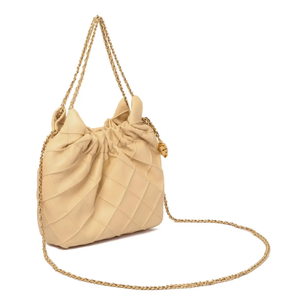 DAMES Tory Burch Schoudertassen^Mini Fleming Hobo Tas