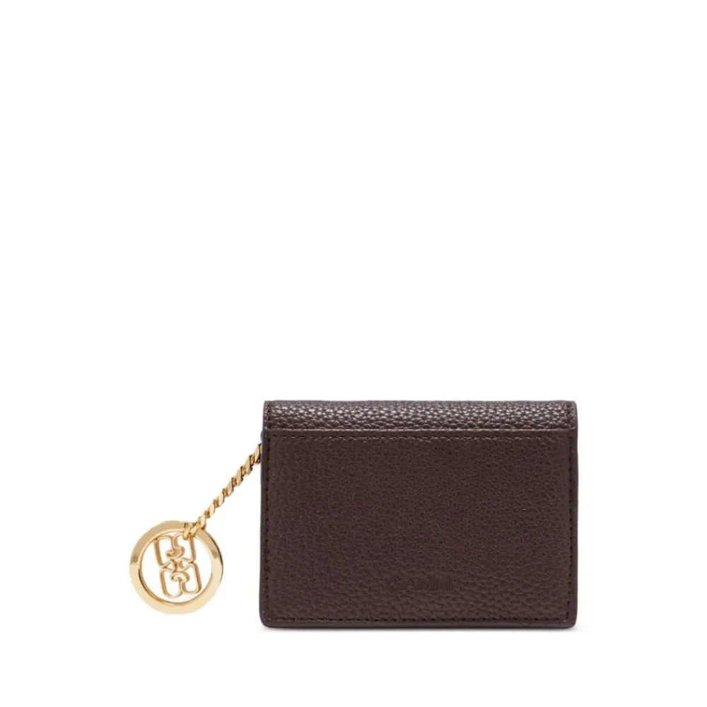 DAMES Ganni Mini Tote Bag van getextureerd leer