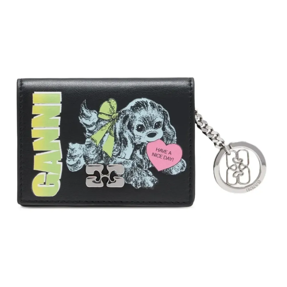 Heren Ganni Mini Tote Bag van Getextureerd Leer