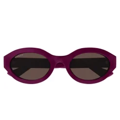 DAMES Gucci Minimal Oval Zonnebril