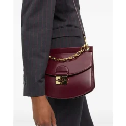 DAMES Ganni Handtassen^Minimalist Box Chain Necklace