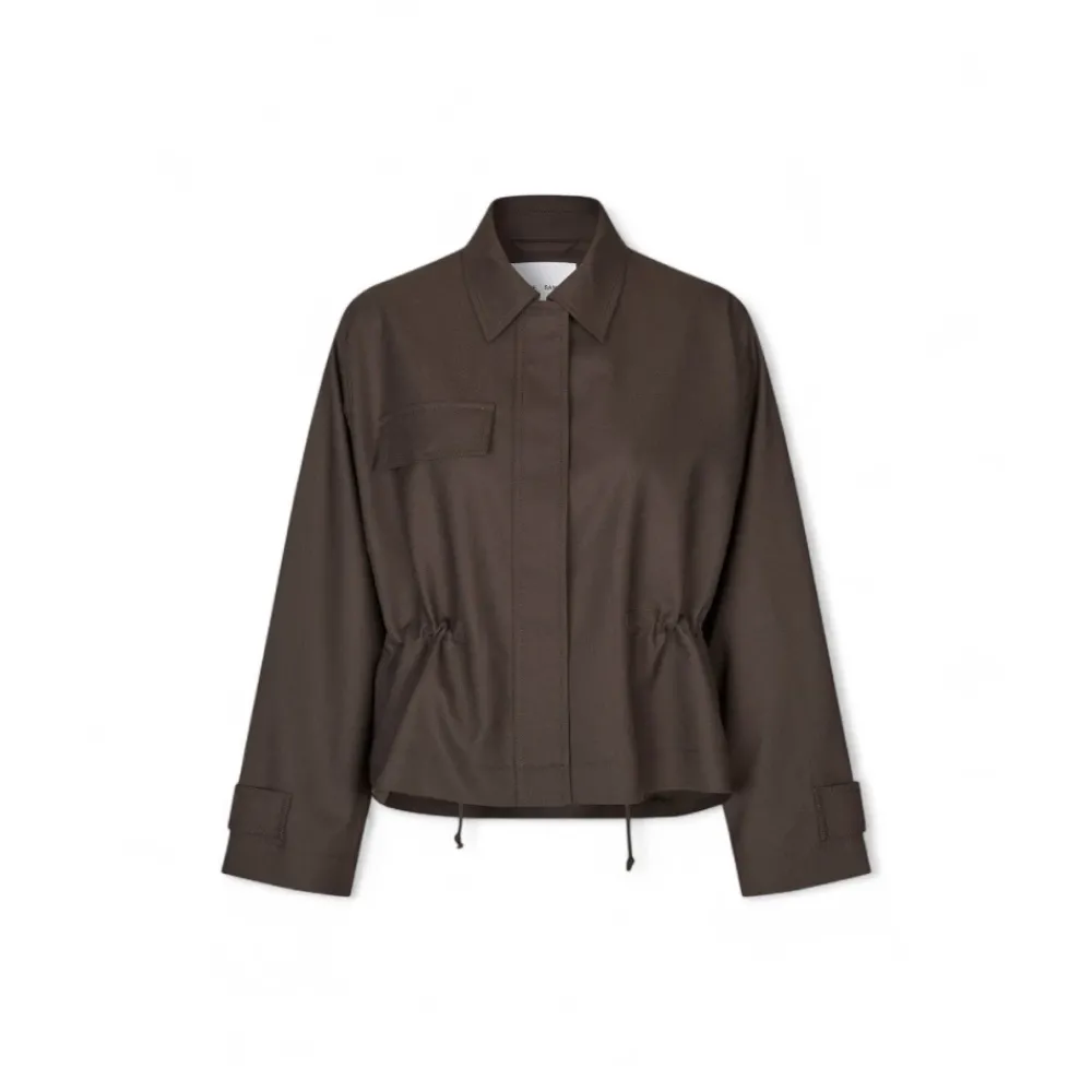 DAMES Samsøe Samsøe Jassen^Minimalistische Zwarte Koffiejas Salixa