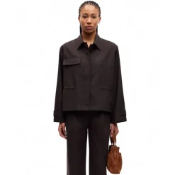 DAMES Samsøe Samsøe Jassen^Minimalistische Zwarte Koffiejas Salixa