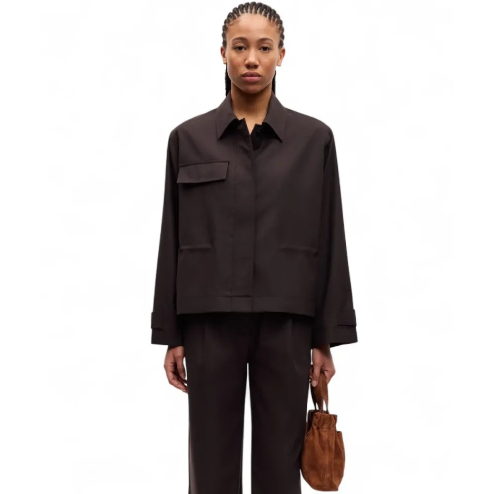 DAMES Samsøe Samsøe Jassen^Minimalistische Zwarte Koffiejas Salixa