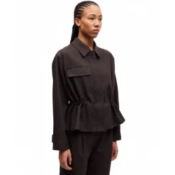 DAMES Samsøe Samsøe Jassen^Minimalistische Zwarte Koffiejas Salixa