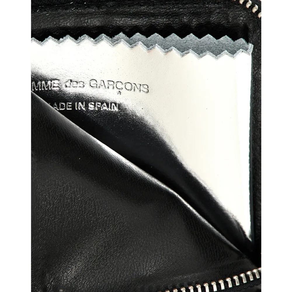 Heren Comme des Garçons Portefeuilles^Mirror Inside L-zip Portemonnee