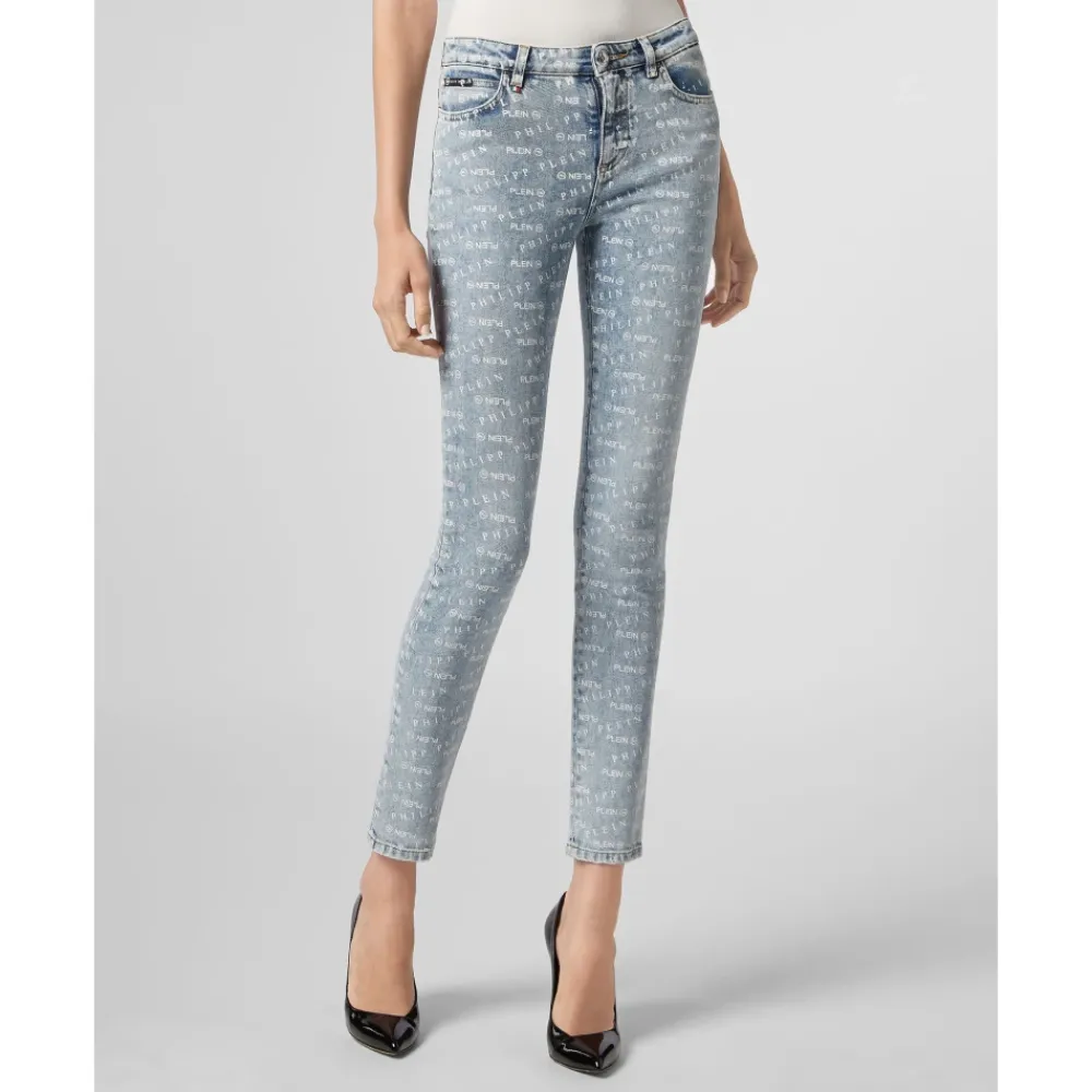 DAMES Philipp Plein Miss Slim Fit All over PP