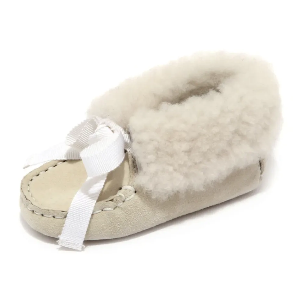 Tod's Mocassino Scamosciato Bordo in Ecopelo