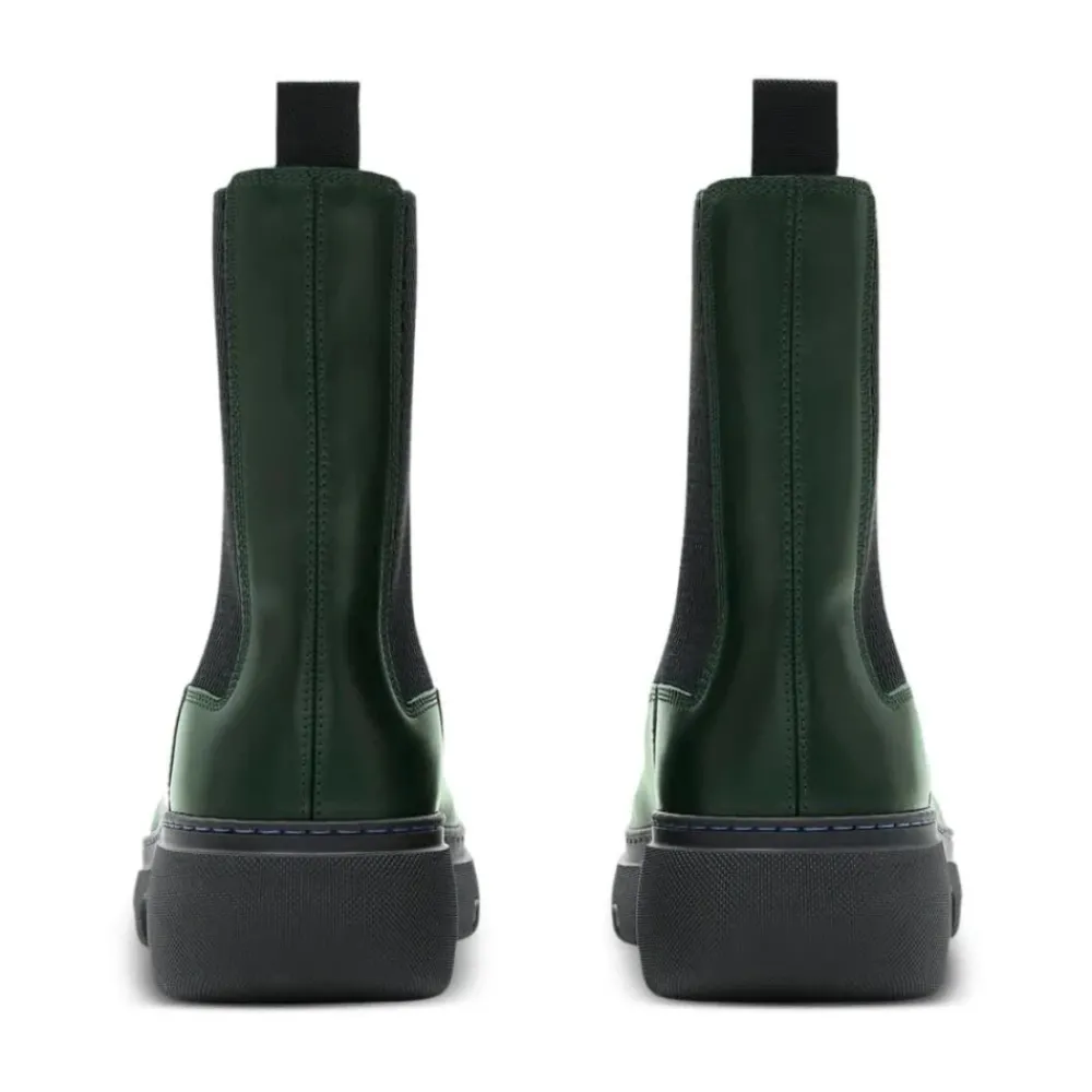 DAMES Burberry Moderne Chelsea Creeper Boots