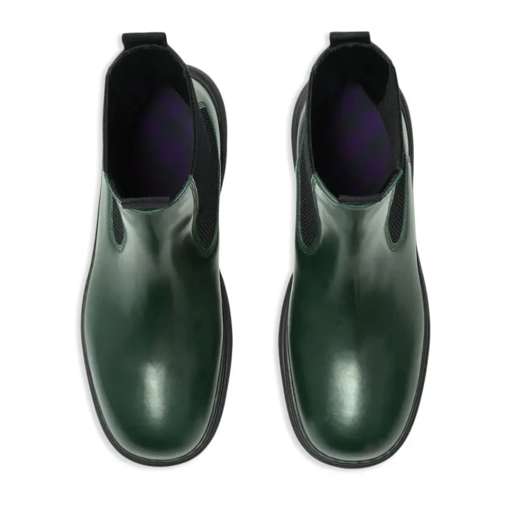 DAMES Burberry Moderne Chelsea Creeper Boots