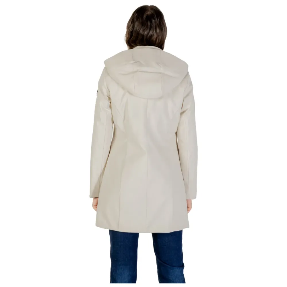 DAMES Peuterey Trenchcoats & Mantels^Moderne Dames Parka met Geïntegreerde Capuchon