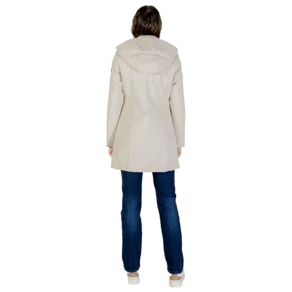 DAMES Peuterey Trenchcoats & Mantels^Moderne Dames Parka met Geïntegreerde Capuchon