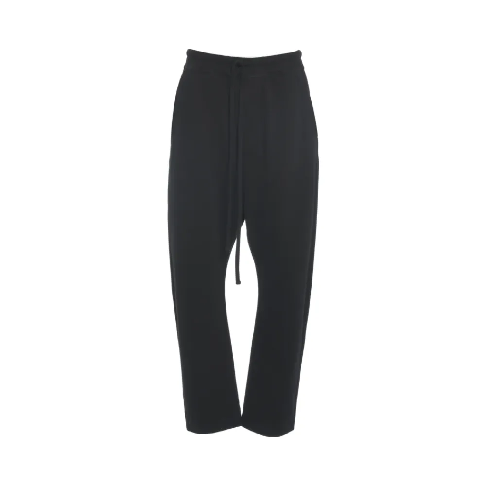 Heren Thom Krom Moderne elastische taille joggers Nero