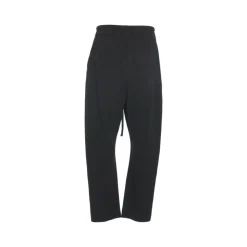 Heren Thom Krom Moderne elastische taille joggers Nero