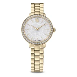 DAMES Swarovski Horloges^Moderne Gouden Horloge voor Stijlvolle Dragers
