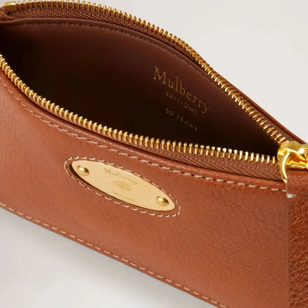 DAMES Mulberry Clutches^Moderne Muntportemonnee met Plaque Detail