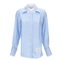 DAMES Thom Browne Blouses^Modular Straight-Cut Shirt