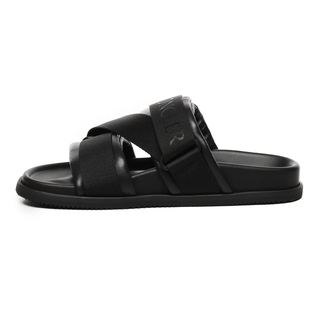 DAMES Moncler Mon Summer Nappa Leren Slippers