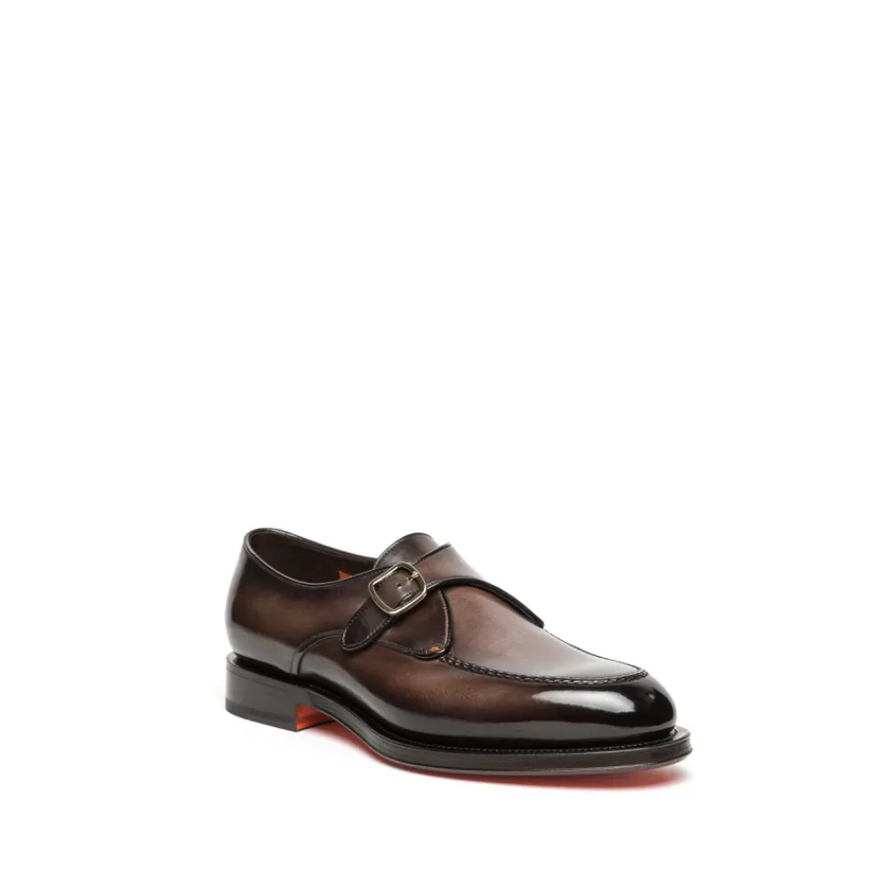 Heren Santoni Instappers & Slip Ons|Nette Schoenen^Mono Fibbia
