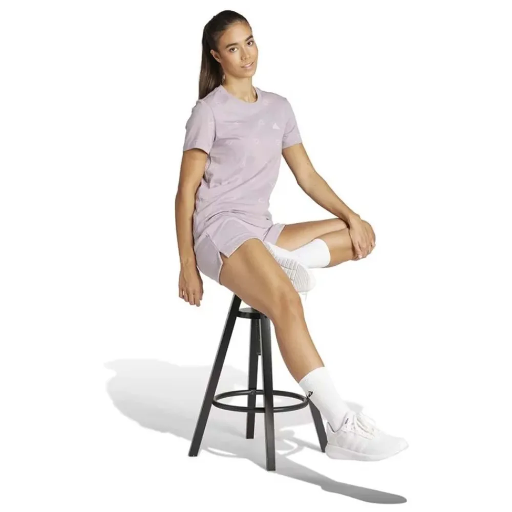 Adidas Trainingsbroeken^Monogram Graphic Fleece Shorts