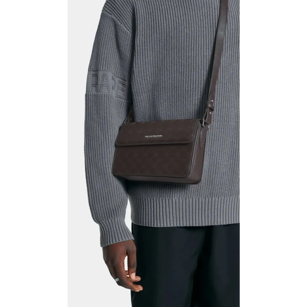 Heren Daily Paper Tassen^Monogram Schoudertas Compact Drukknop