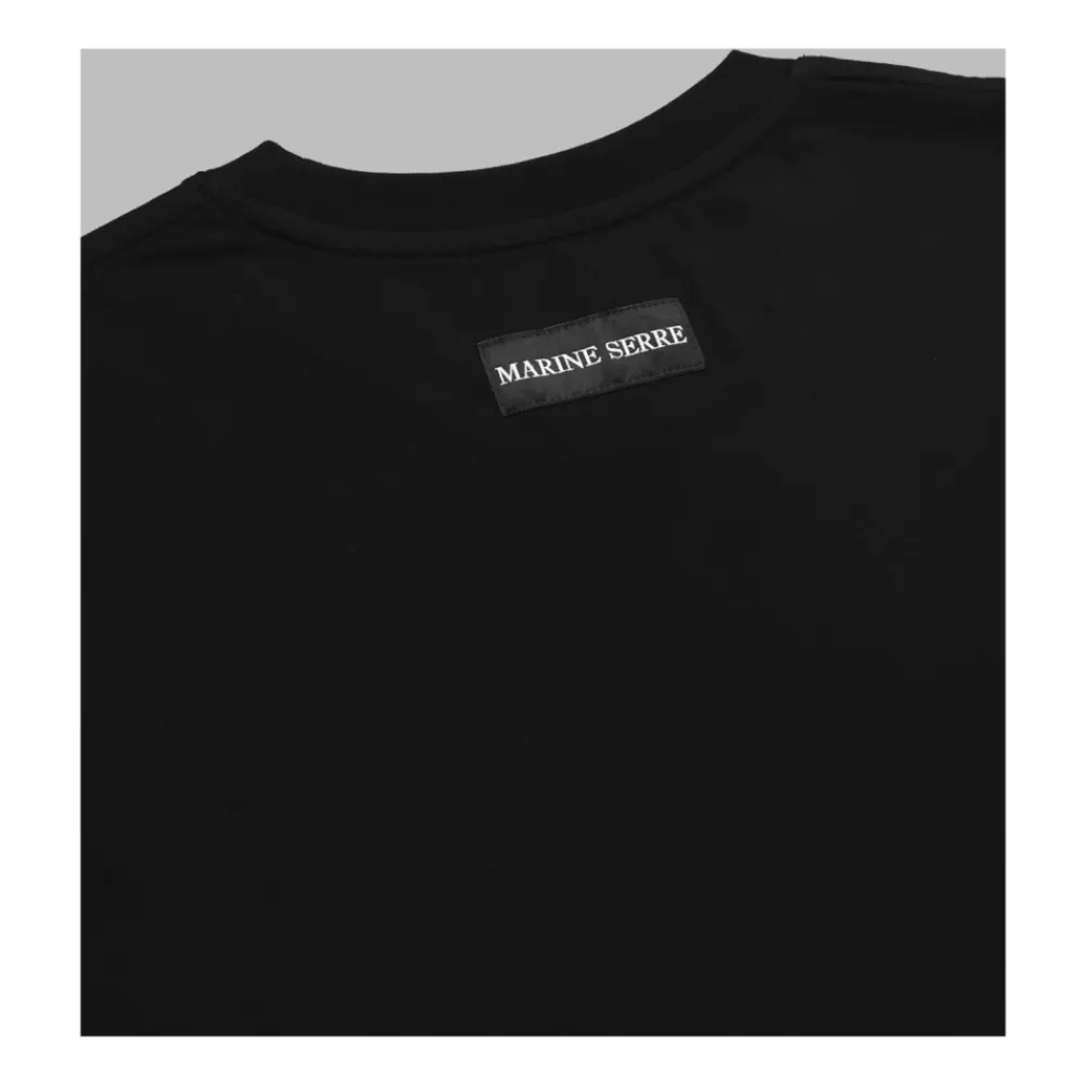 Heren Marine Serre Shirts^Moon Logo Jersey Loose Fit SS T-Shirt