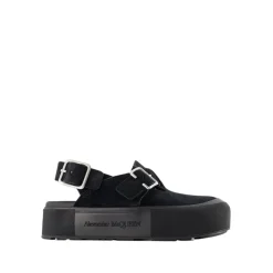 Heren Alexander McQueen Sandalen^Mount Slick Sandalen - /Zilver Leer