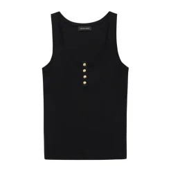 DAMES Anine Bing Mouwloze Top met Ronde Hals