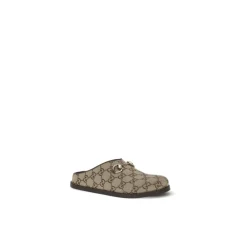 DAMES Gucci Loafers^Muiltjes met Horsebit-details en leren afwerking