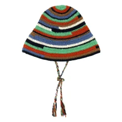 Heren Alanui Hoeden^Multicolor Gehaakte Zonnige Bucket Hoed