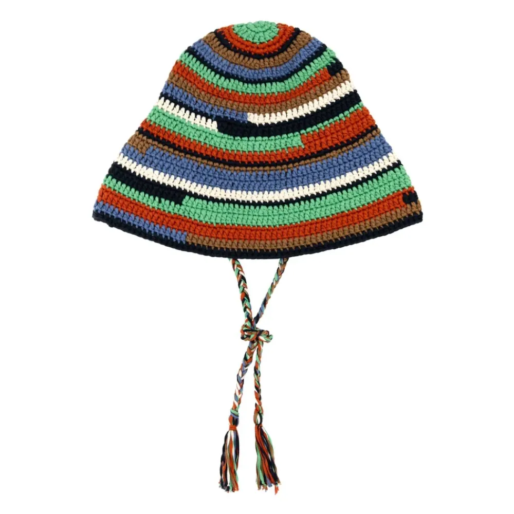Heren Alanui Hoeden^Multicolor Gehaakte Zonnige Bucket Hoed
