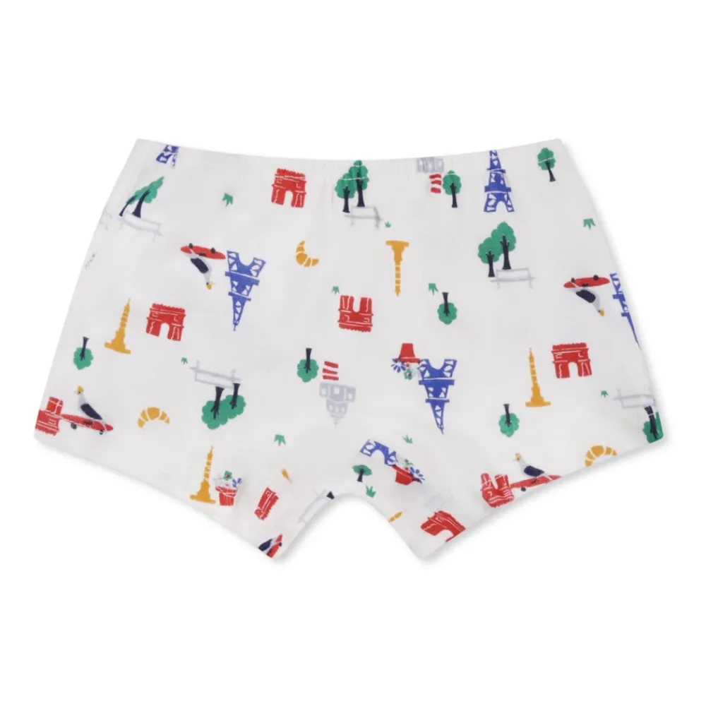 Petit Bateau Ondergoed & Sokken^Multicolor katoenen boxerset