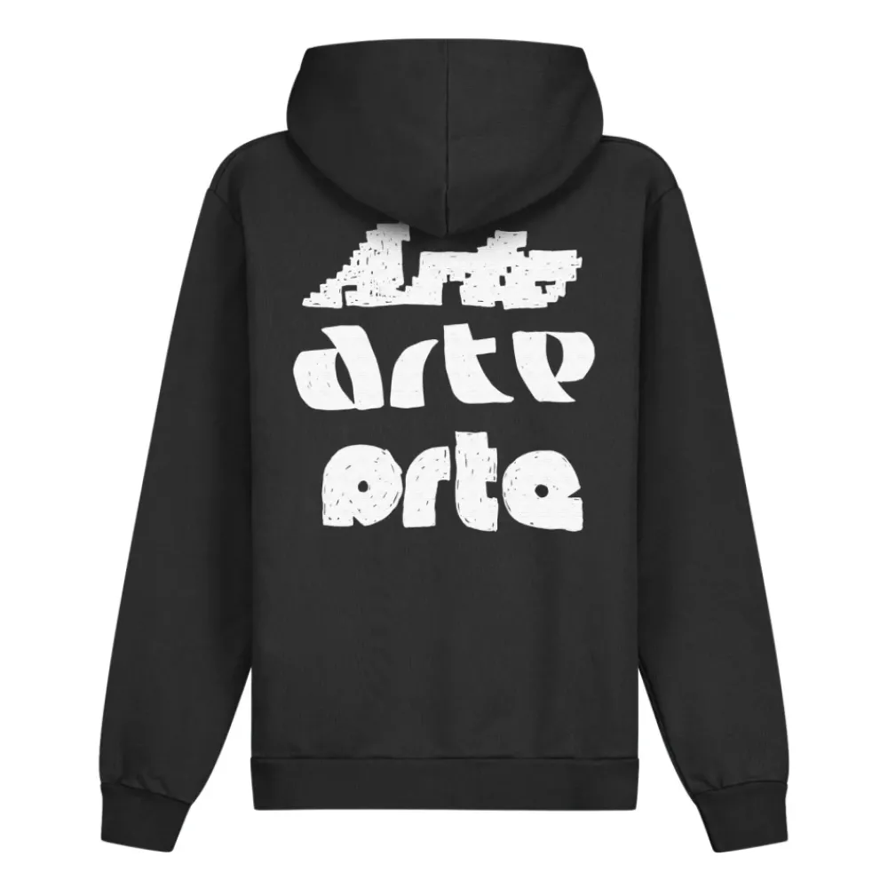 Heren Arte Antwerp Multicolor Katoenen Hoodie met Print
