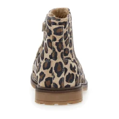 Pom D'Api Laarzen^Multicolor Luipaard Enkellaarzen met Logo