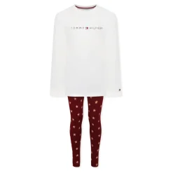 Tommy Hilfiger Nachtkleding^Multicolor Pyjama met Logo en Sterren