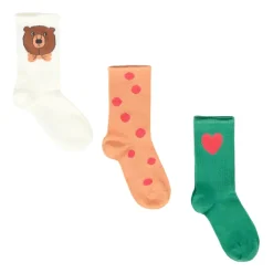 Mini Rodini Multicolor Teddybeer Sokkenset