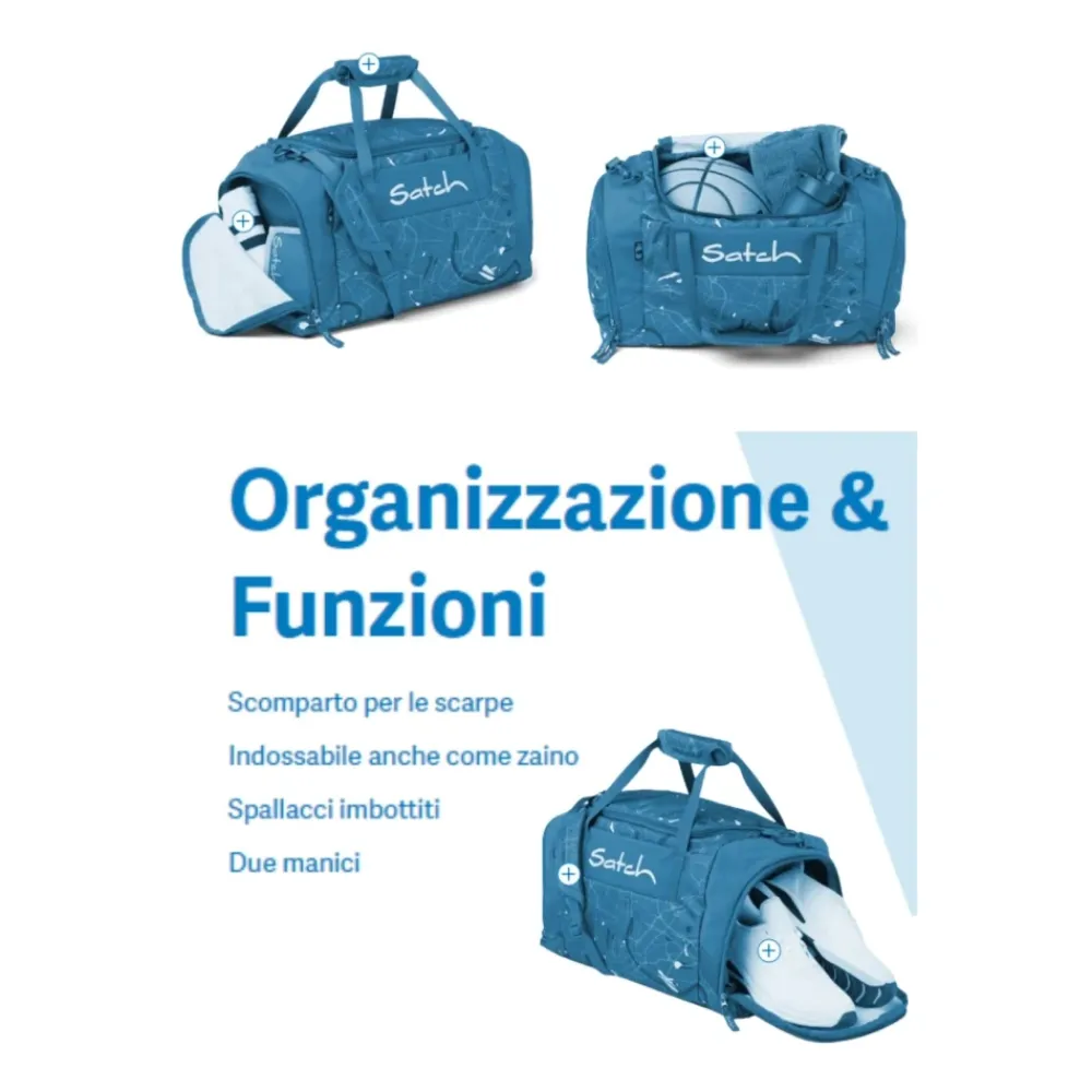 DAMES Satch Weekendtassen^Multicolor Unisex Sporttas Rugzak