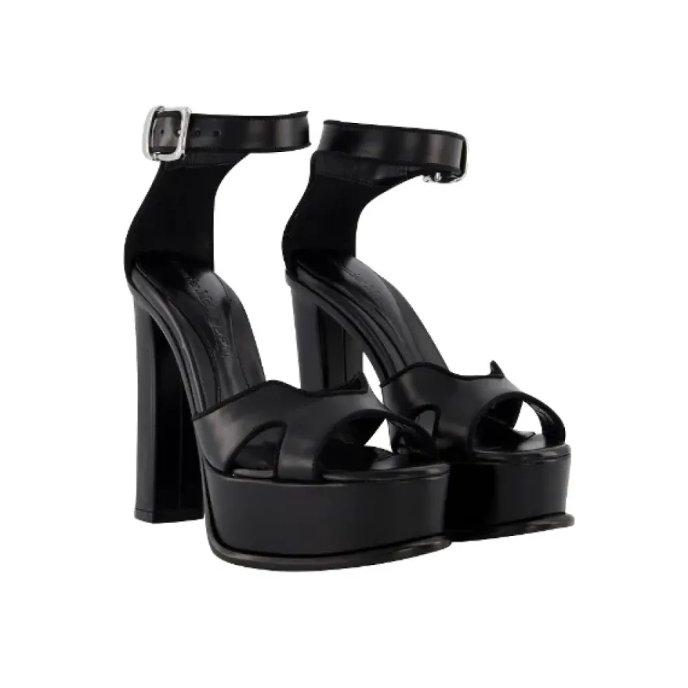 DAMES Alexander McQueen Sandalen^Multicolore Leren Hakken