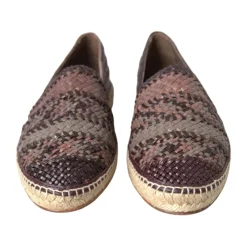Heren Dolce & Gabbana Espadrilles^Multikleur Geweven Leren Espadrilles