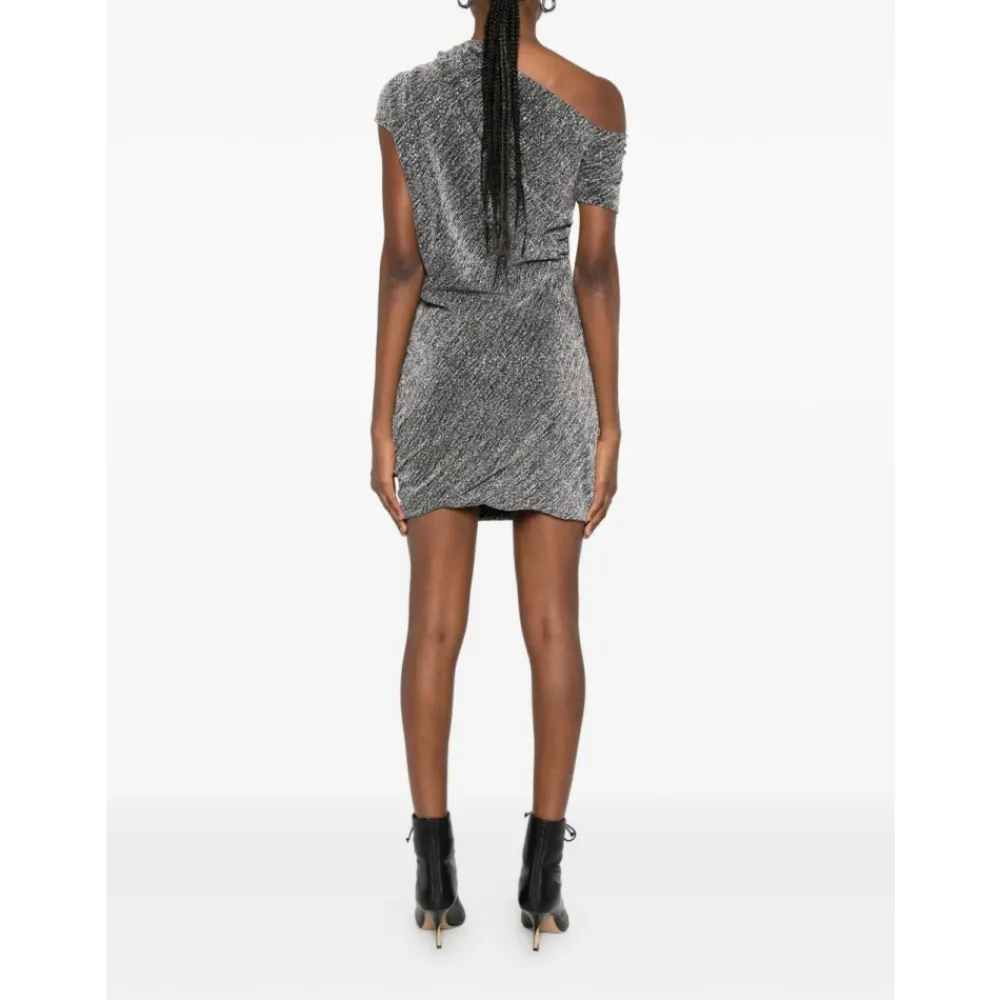 DAMES IRO Nalone One-Shoulder Mini Jurk