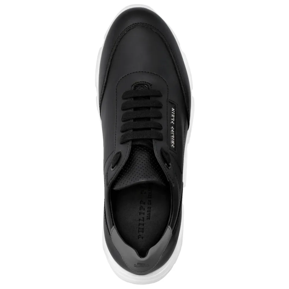 Heren Philipp Plein Nappa Leather Low-Top Sneakers