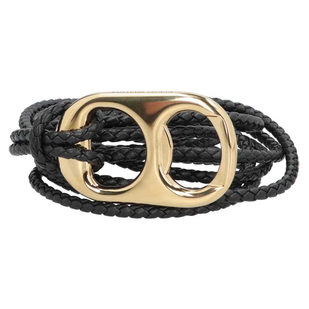 DAMES Bottega Veneta Nappa Leren Intrecciato Riem