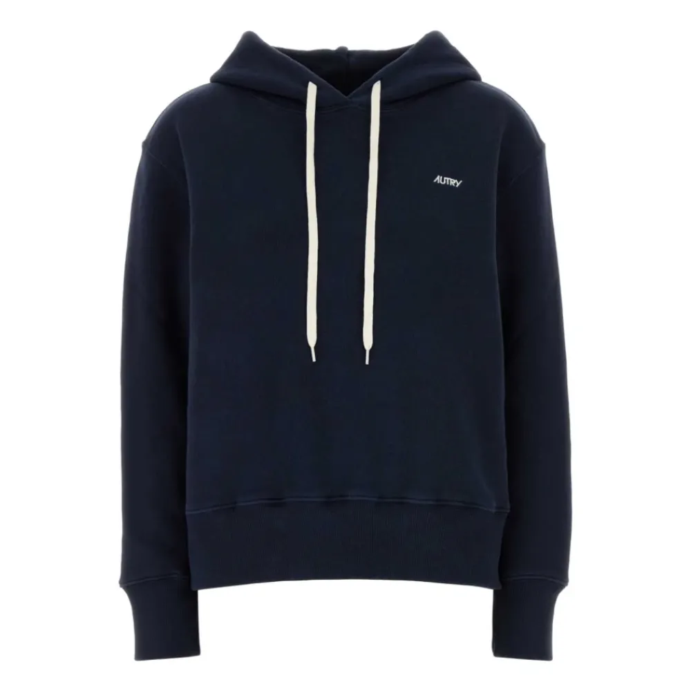 DAMES Autry Hoodies & Sweatvesten^Navy Blue Katoenen Dames Sweatshirt
