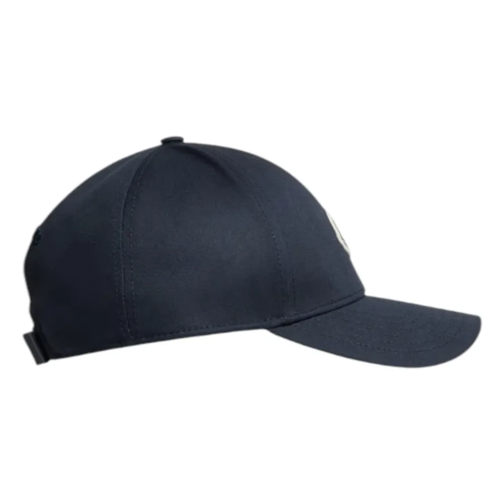 Heren Moncler Petten^Navy Katoenen Baseballpet