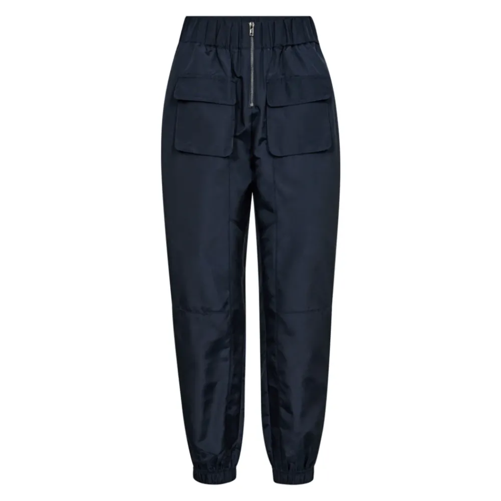 DAMES Co'Couture Broeken^Navy Pocket Pants Tricecc Model